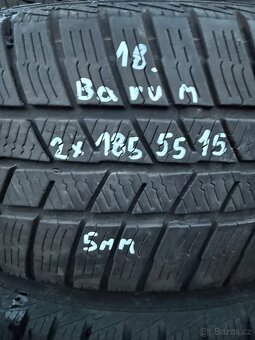 4x zimní pneu r15 185/55/15 - 5