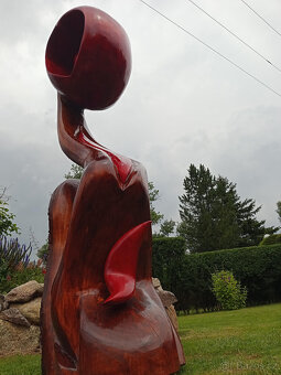 Dřevěné sochy - Srdcový abstrakt 2 - 5