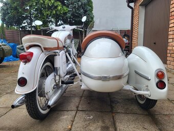 Jawa 350/360 se sidecar Velorex 560 profi renovace - 5