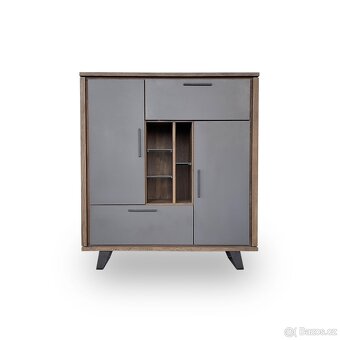 Dřevěná komoda/skříň - CUBO 140 cm - 5