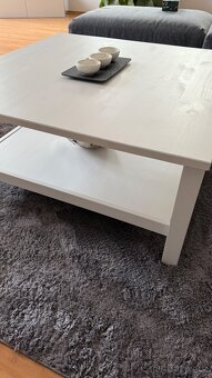 Konferenční stolek HEMNES (IKEA), bílé mořidlo. - 5
