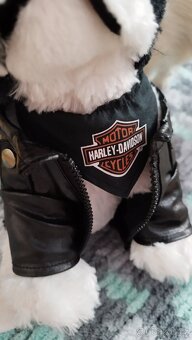 Harley Davidson maskot plyšový pes - 5