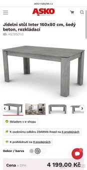 Jidelni rozkladaci stul - 5