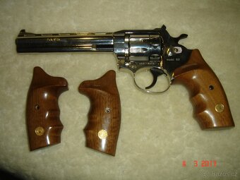 Prodám zánovní flobert revolver ALFA 441 v chromu, skupina D - 5