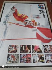 Lyžování - Originální nástěnné plakáty z 80. let 20. století - 5