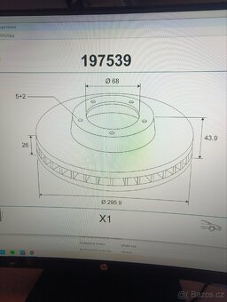 Brzdový kotouč Valeo 197539 - 5