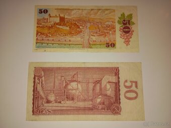 BANKOVKY 50 KČS, NEJVZÁCNĚJŠÍ VYDANÉ SÉRIE JEDNOTLIVÝCH EMIÍ - 5