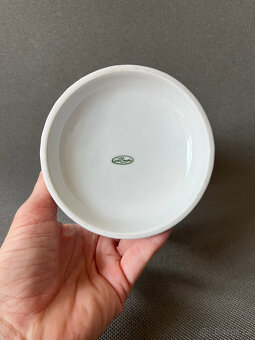 Bílý porcelánový pivní korbel 500ml, Lorke Německo - 5