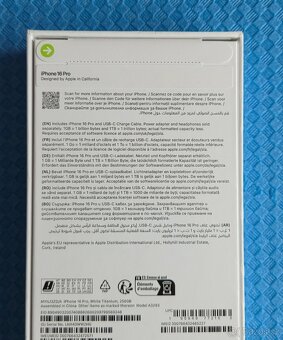 iPhone 16 Pro 256GB bílý NOVÝ NEROZBALENÝ - 5