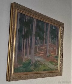 LESNÍ ROZCESTÍ / olej / - 5