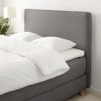 IKEA DUNVIK luxusní boxspring postel 180x200 + matrace - 5