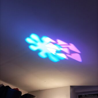 2ks led otočná hlava DMX - 5