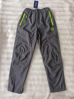 Nové softshellové kalhoty, vel.128/134 - 5