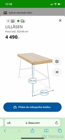Deska stolu Lillasen Ikea (psací stůl) - 5