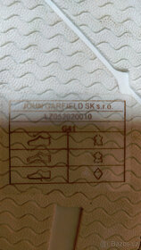 Dámské kožené perforované baleríny v bílé barvě vel. 41 - 5
