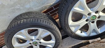 Alu kola r17 5x112 škoda, letní 225/45 - 5