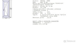 Plastová okna - trojsklo - Anthrazitgrau - 5