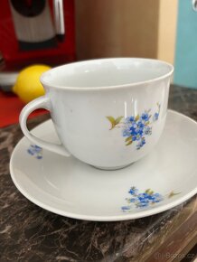 Pomněnkový servis porcelán kávový /čajový - 5