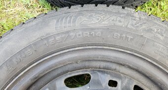 Fabia - disky 165/70 R14, plechové - 4ks - 5