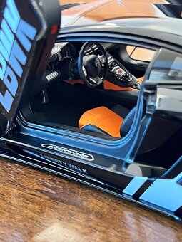 1/18 Autoart Lamborghini Aventador LB-Works Black - 5