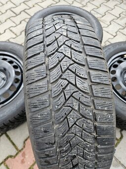Ocelové kola 5x112 Zimní Dunlop 215/60/16 - 5