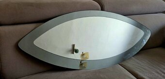 Oválné zrcadlo 100 x 41 cm - 5