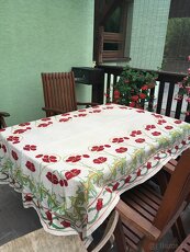 Velmi Starý přehoz, na gauč, postel, možná to je ubrus - 5