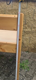 Vyvýšená postel masiv - 5