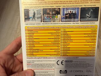 Nintendo Wii hra WeSing 3x + Logitech mikrofon 2x - 5