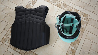 Dětská jezdecká helma Turquoise - 5