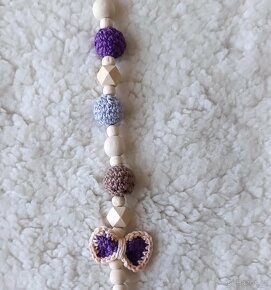 Háčkovaná sada pro miminko medvídek - 5