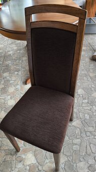 Rozkládací jídelní stůl a židle - 5