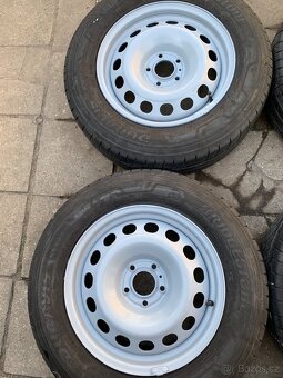 Prodám komplet sadu Alu kol Na dodávku - 5