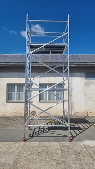 Pojízdné hliníkové lešení Klasiko 1450x1800, PV 6,2m - 5