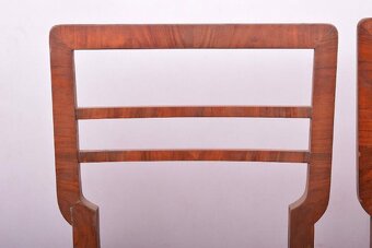 Sada 6 Art Deco židlí z 30.40. let Čechy - K - 5
