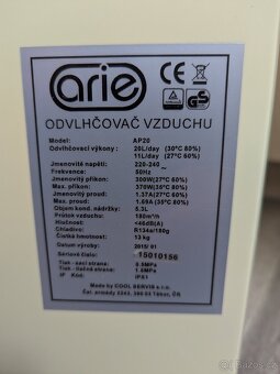 Odvlhčovač Arie AP20 - 5