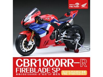 Honda CBR 1/9 nová, nepoužitá včetně kovové vidlice - 5