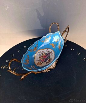 Luxusní porcelánová žardiniéra, značená - 5