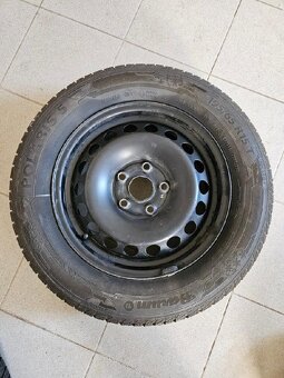 Zim.kola- Barum 195/65 R15 plech.disk 6Jx15 ET 47 + poklice - 5