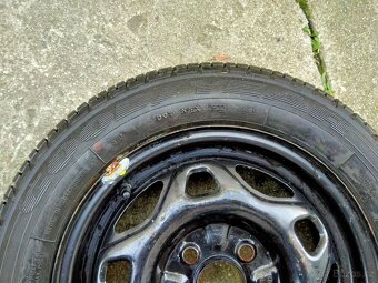 Ocelové kolo 5,5Jx14, 4x100, ET 44, Rezerva, Letní pneu - 5