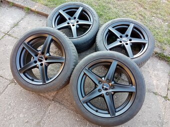 Obutá Alu kola 17ky 5x112 AUDI VW ŠKODA MERCEDES SEAT BMW - 5
