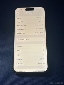 iPhone 15 128GB Black Titanium, 1 rok záruka - 5