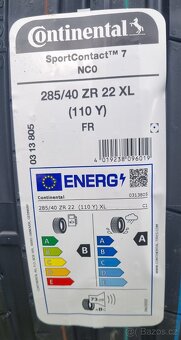 Prodám nové pneu Conti 285/40 ZR22 - 5