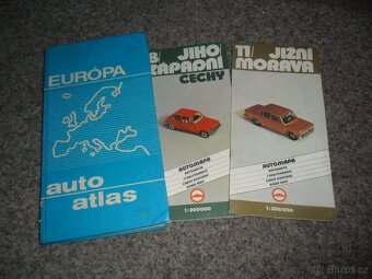 automapy/atlasy, Evropa, Česko, Slovensko, Morava, vojenská - 5