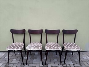 Designové jídelní židle J. Halabala - 5