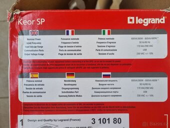 Záložní zdroj UPS Legrand Keor SP⭐ - 5