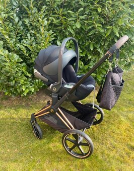 Kočárek Cybex Priam 4.0 - set černá/rosegold - 5