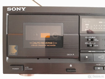 REZERVOVÁNO - Tape deck Sony TC-WR670 (po servisu) - 5