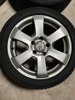 Alu kola r17 7,5J 5x120 zimní pneu Barum Polaris 5 225/45 - 5