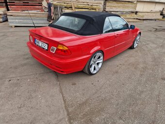 BMW e46 323i cabrio, 125kw, bez koroze dobrý stav najeto 170 - 5